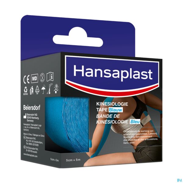 Packshot Hansaplast Kinesiologietape Blauw