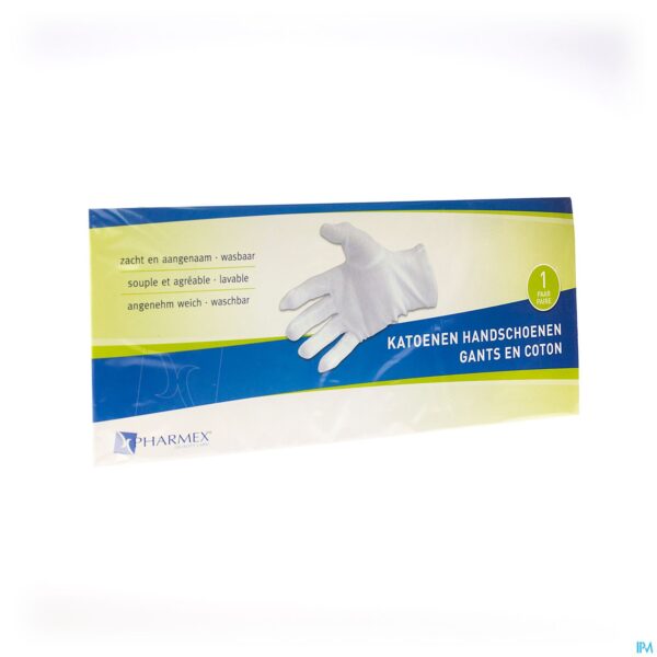 Packshot Pharmex Handschoen Katoen Large 2