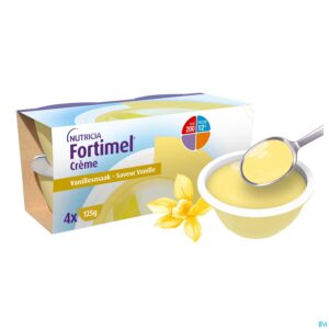 Packshot Fortimel Creme Vanille 4x125g