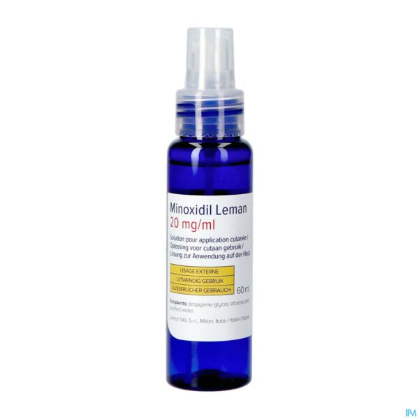 Productshot Minoxidil Leman 20mg/ml Opl Cutaan Gebruik 1