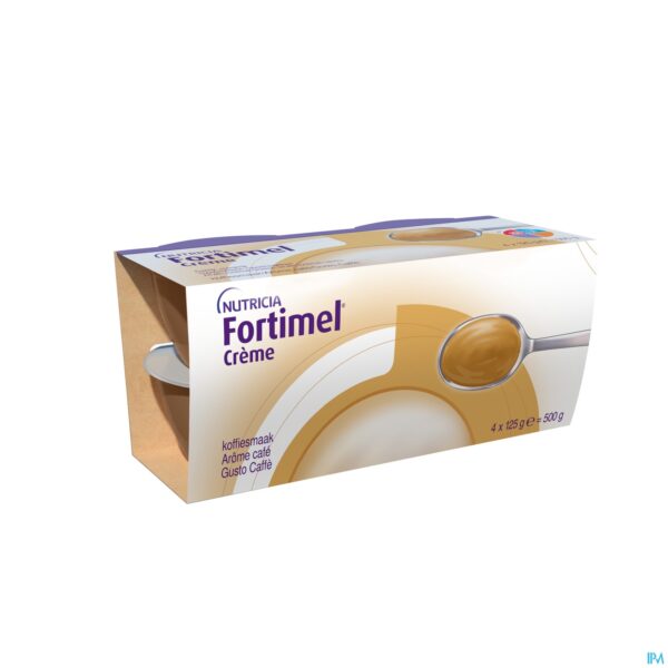 Packshot Fortimel Creme Koffie 4x125g