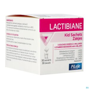 Packshot Lactibiane Kid Zakjes 30x1g Nf