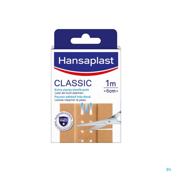 Packshot Hansaplast Klassiek 1mx6cm