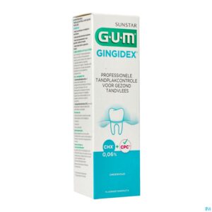 Packshot Gum Tandpasta Gingidex 0,06% Chloorhexidin.75ml Nf