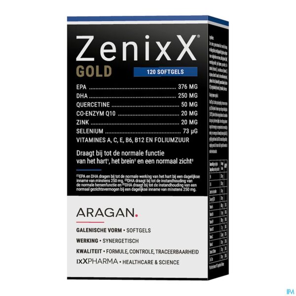 Packshot Zenixx Gold Caps 120x890mg Nf Packshot Zenixx Gold Caps 120x890mg Nf