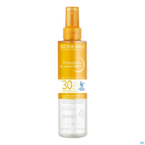 Packshot Bioderma Photoderm Eau Solaire Bronz Spf30 200ml Packshot Bioderma Photoderm Eau Solaire Bronz Spf30 200ml