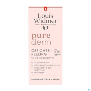 Packshot Widmer Purederm Gezichtspeeling Zonder Parfum 50ml