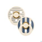 Productshot Bibs 2 Fopspeen Anatomic Studio Duo Pin Steel Blue