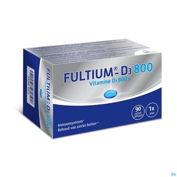 Packshot Fultium D3 800 Zachte Caps  90