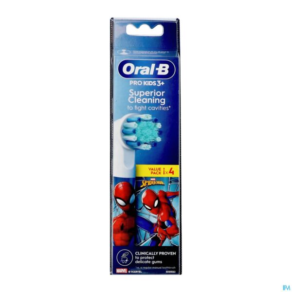 Packshot Oral-b Refill Kids Spiderman 4