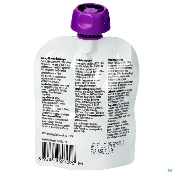 Packshot Prosource Sv Enfit Zakjes 50x60ml