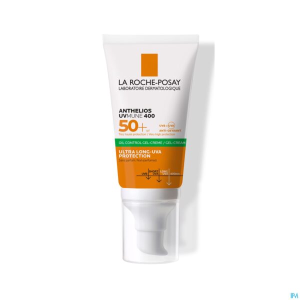 Packshot Lrp Anthelios Dry Touch Gel Uvmune 50+ Z/parf.50ml