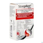 Packshot Strepfen 8,75mg Spray Oromucosaal Opl 15ml