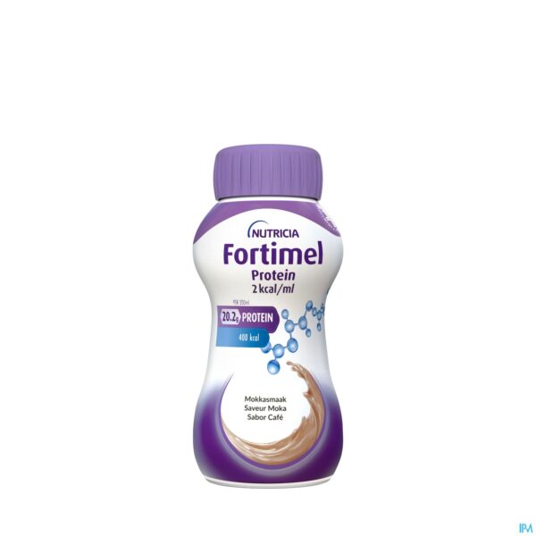 Productshot Fortimel Protein 2kcal Moka 4x200ml
