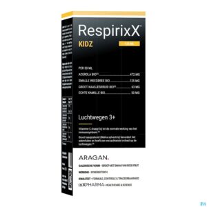 Packshot Respirixx Kidz Siroop 125ml
