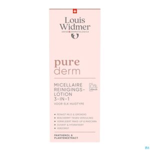 Packshot Widmer Purederm Micellaire Reinigingslotion Zonder Parfum 200ml