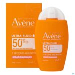 Productshot Avene Zon Spf50+ Ultra Fluid Eclat Radiance 50ml Productshot Avene Zon Spf50+ Ultra Fluid Eclat Radiance 50ml