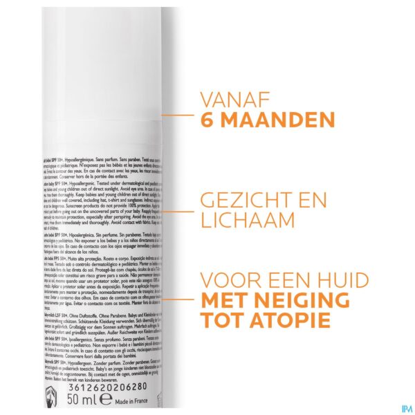 Lifestyle_image La Roche Posay Anthelios Lait Baby Ip50+ 50ml