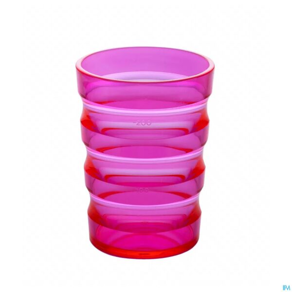 Productshot Rillenbeker 200mlfuchsia Roze
