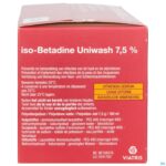 Packshot ISO BETADINE UNIWASH 7,5% 50X10 ML NF Packshot ISO BETADINE UNIWASH 7,5% 50X10 ML NF