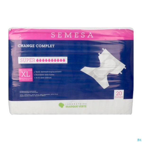 Packshot Marque V Semesa Luier Super Xl 20 Packshot Marque V Semesa Luier Super Xl 20