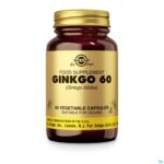 Productshot Solgar Ginkgo V-caps 60x60mg
