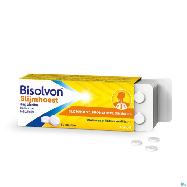 Productshot Bisolvon Comp 50x8mg Productshot Bisolvon Comp 50x8mg