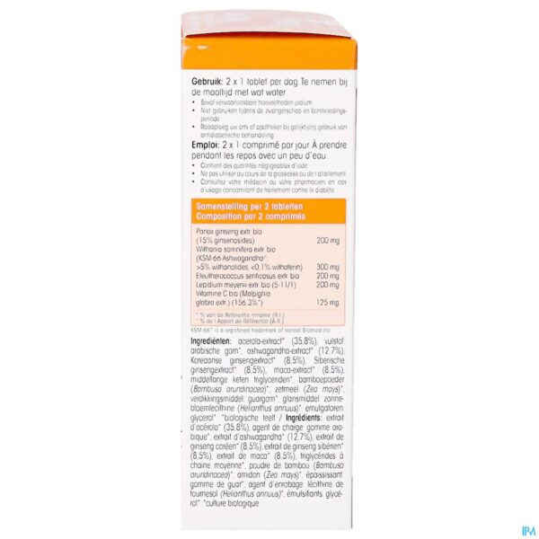 Packshot Physalis Ginseng Forte Tabl 30