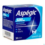 Packshot Aspegic 500 Pulv 30x 500mg Packshot Aspegic 500 Pulv 30x 500mg