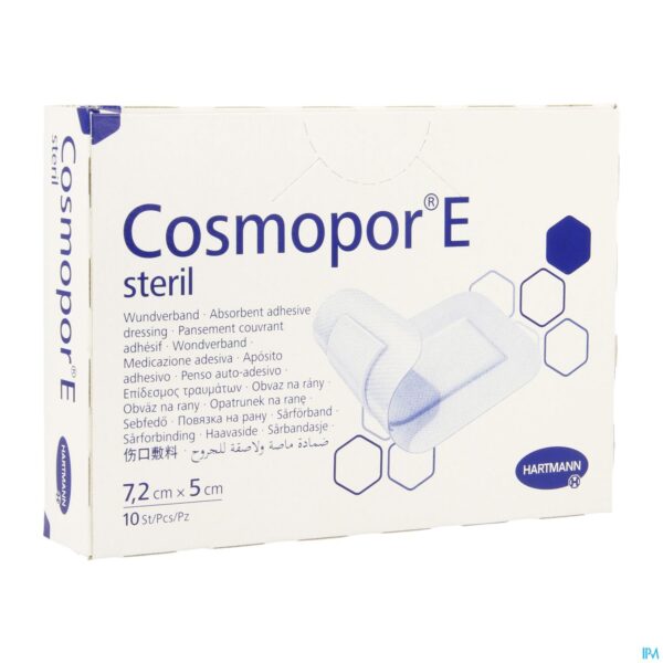 Packshot Cosmopor E Latexfree 7,2x5cm 10 P/s