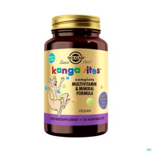 Productshot Solgar Kangavites Bouncing Berry Kauwtabl 120