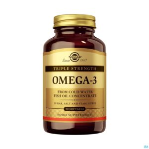 Productshot Solgar Omega 3 Triple Strength Softgel 50