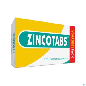 Packshot Zincotabs Tabl 120