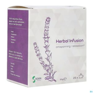 Packshot Herbal Infusion Ontspanning Tea 50g