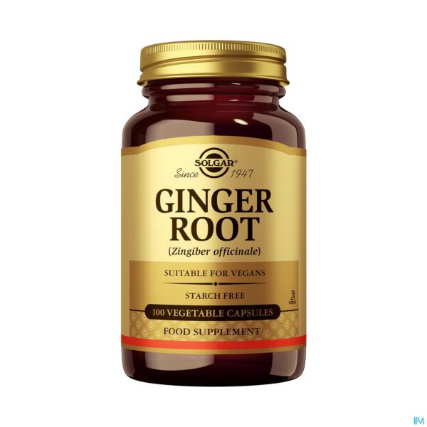 Productshot Solgar Ginger Root V-caps 100 Productshot Solgar Ginger Root V-caps 100