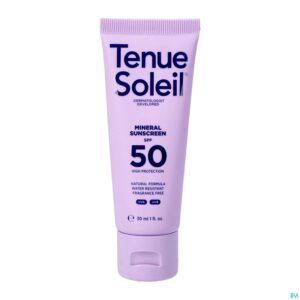 Packshot Tenue Soleil Minerale Zonnecreme Spf50 30ml
