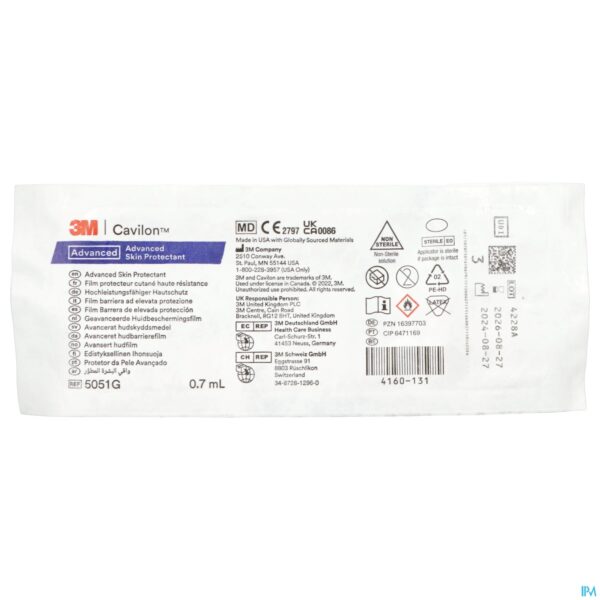 Packshot Cavilon Advanced Applicator 1x0,7ml