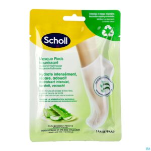Packshot Scholl Voetmasker Aloe Vera 1 Paar