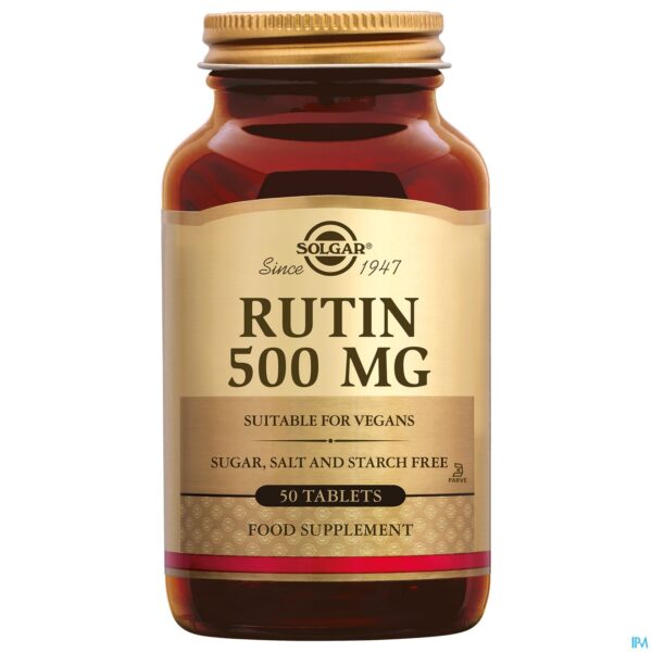 Packshot Solgar Rutin 500mg Comp 50 Packshot Solgar Rutin 500mg Comp 50