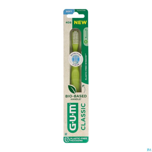 Packshot 409 Gum Classic Compact Soft Toothbrush