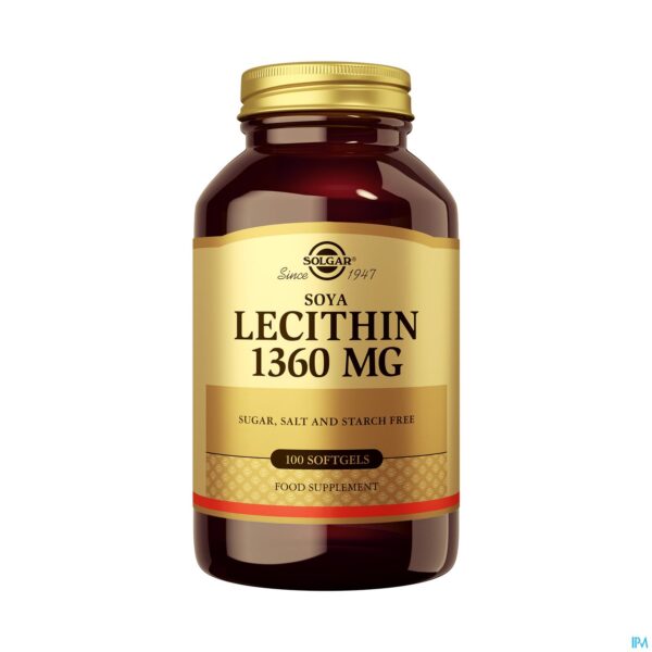 Productshot Solgar Lecithin Softgel 100x1360mg