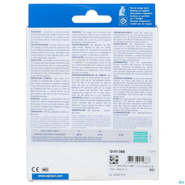 Packshot Epitact Confort Beschermer Quintus Varus M