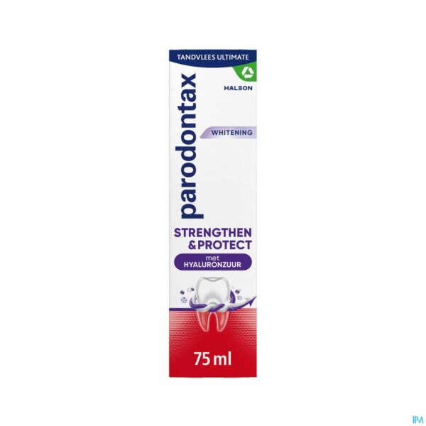 Packshot Parodontax Strenghten&prot. Whitening Tandp. 75ml
