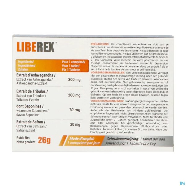 Packshot Liberex Tabl 30 Nf