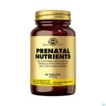 Packshot Solgar Prenatal Nutrients Comp 60