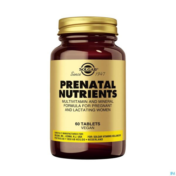 Packshot Solgar Prenatal Nutrients Comp 60 Packshot Solgar Prenatal Nutrients Comp 60