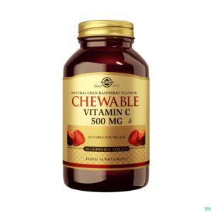 Productshot Solgar Chewable Vitamin C 500mg Kauwtabl 90
