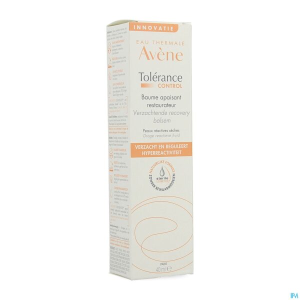 Packshot Avene Tolerance Control Balsem 40ml Packshot Avene Tolerance Control Balsem 40ml