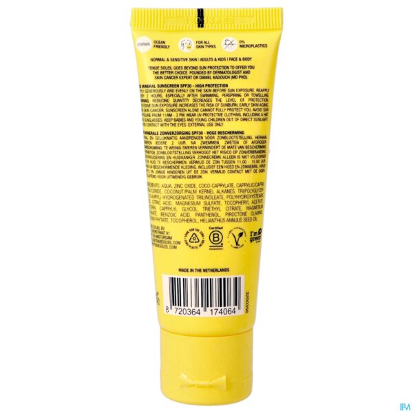 Packshot Tenue Soleil Minerale Zonnecreme Spf30 30ml