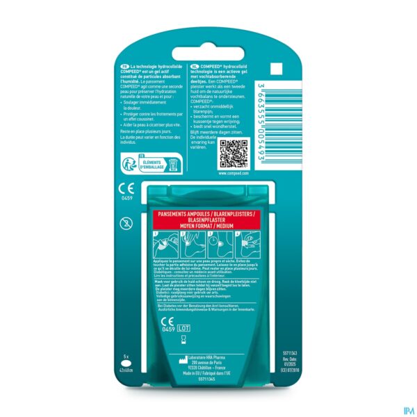 Packshot Compeed Pleister Blaren Medium 5